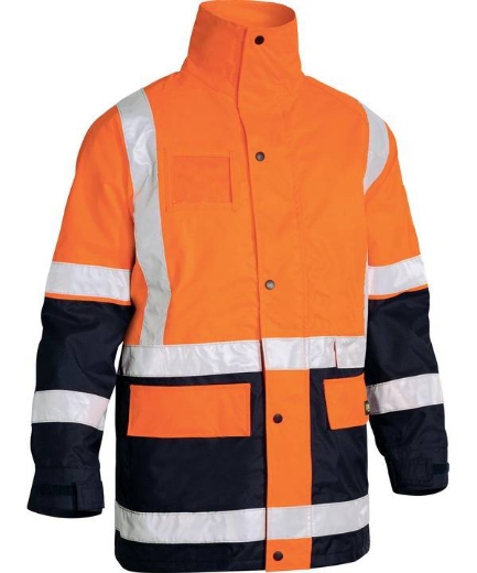 Picture of Bisley, Taped Hi Vis 5 In 1 Rain Jacket